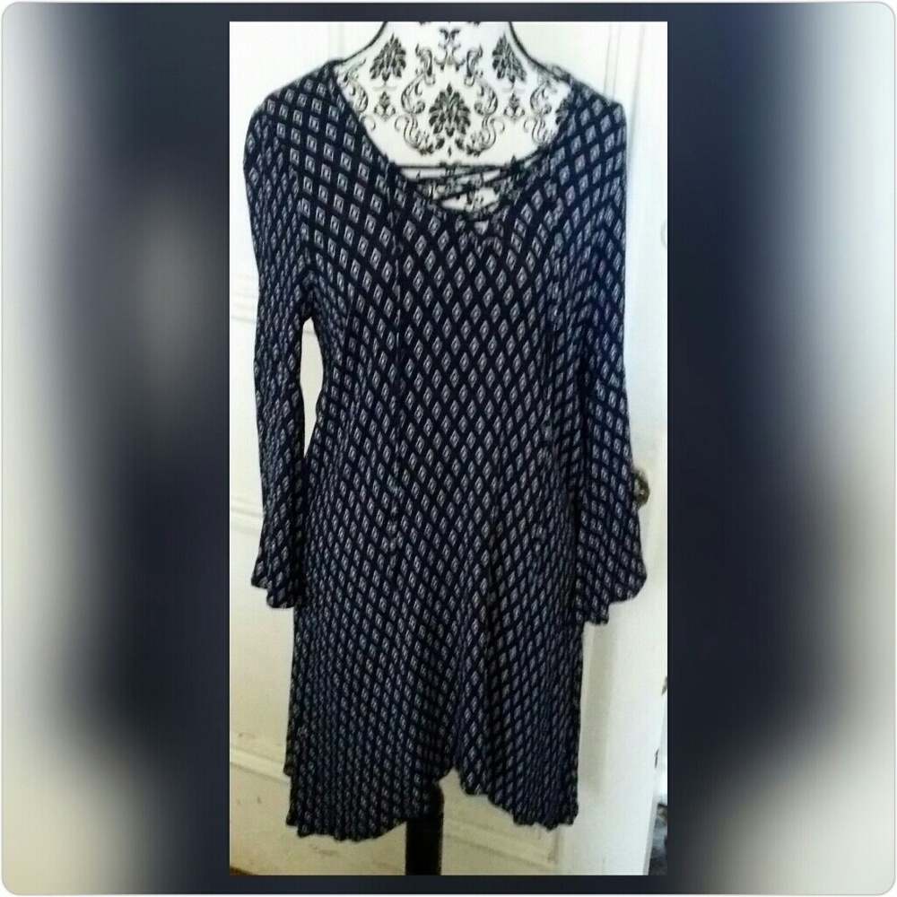 🎉Rue 21 Navy High-Low Sheath Dress